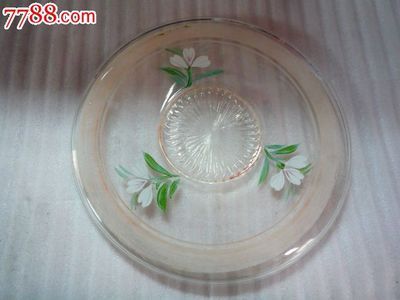 文革玻璃茶盘_其他工艺品_我书最多【中国收藏热线】